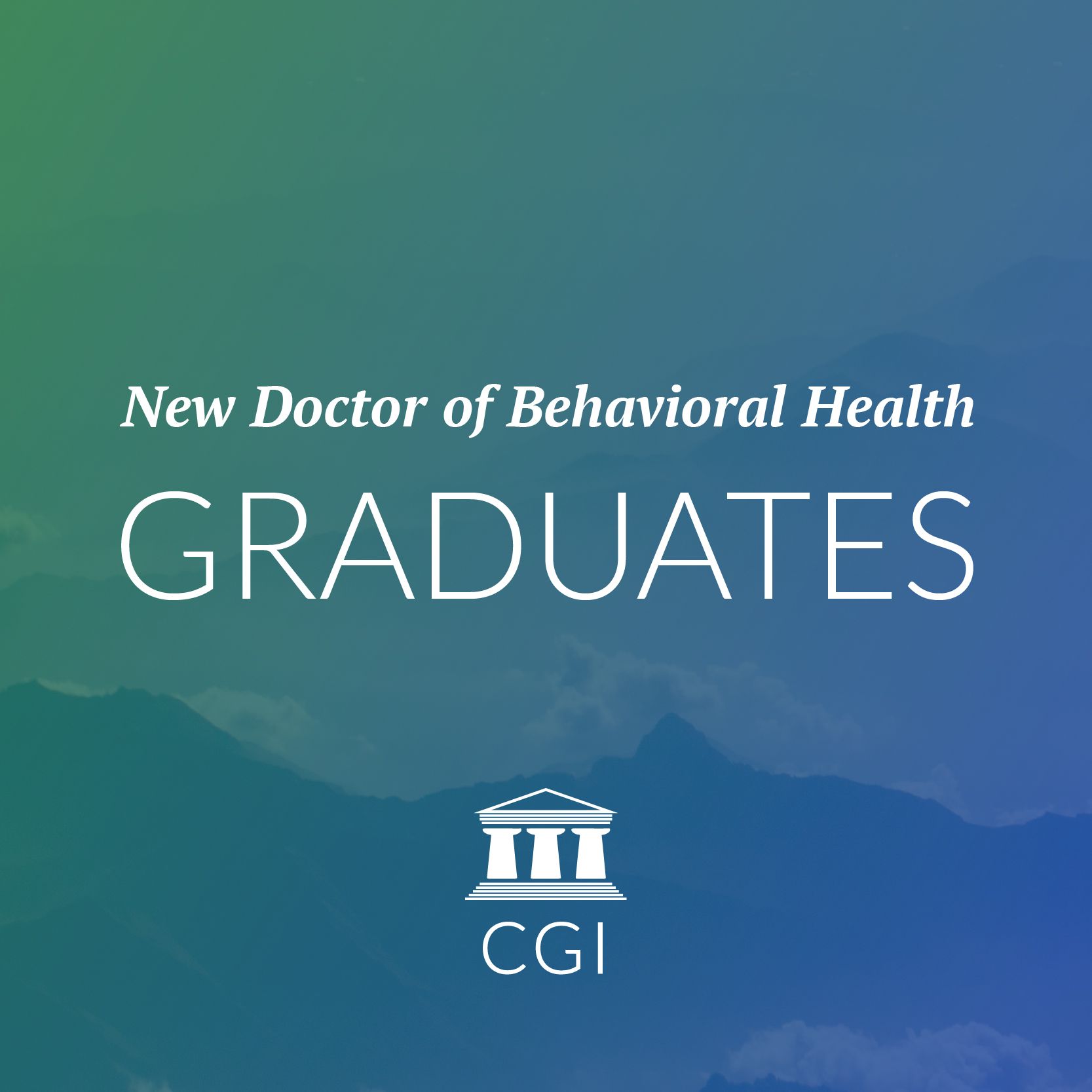 CGI Announces DBH Graduates