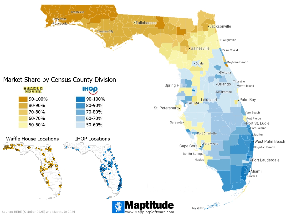 Ihop Versus Waffle House Market Share By Florida C
