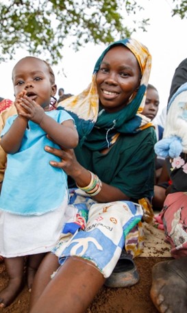 South Sudanese Mother and Child